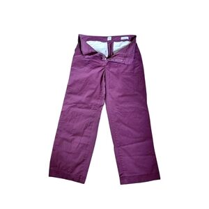 Burgundy Girlfriend Khaki Pants